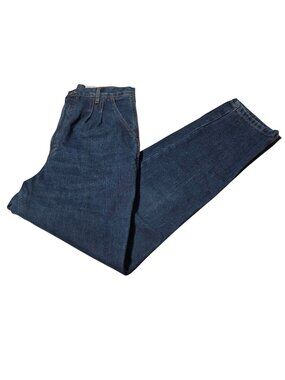 Bill Blass Jeans Womens Size 10 Straight Leg High Waist Dark Wash Denim Pants